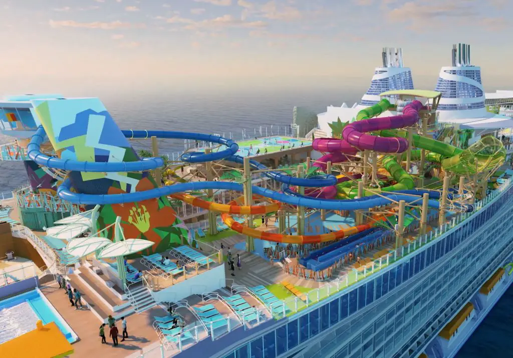 category size waterpark on icon of the seas
