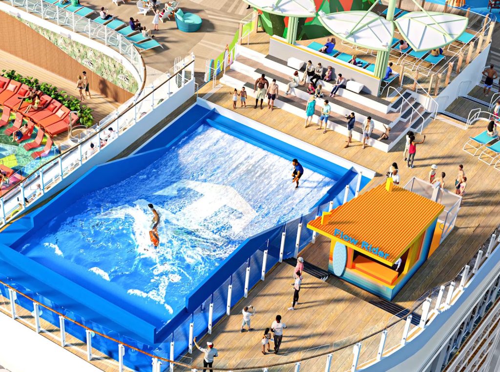 flowrider on icon of the seas