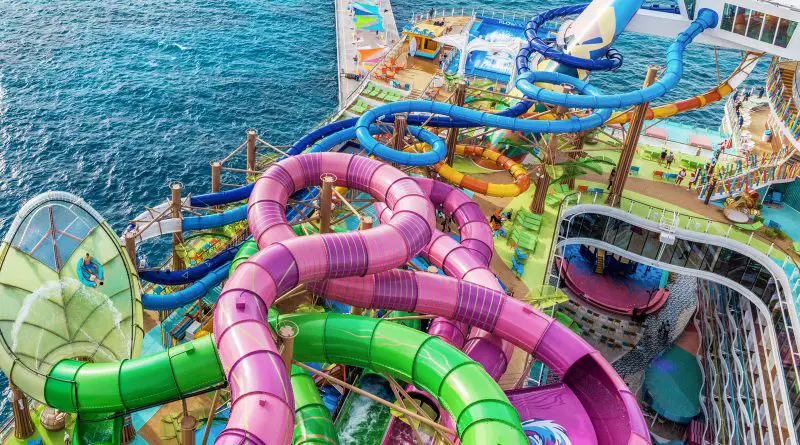 category 6 waterpark on icon of the seas
