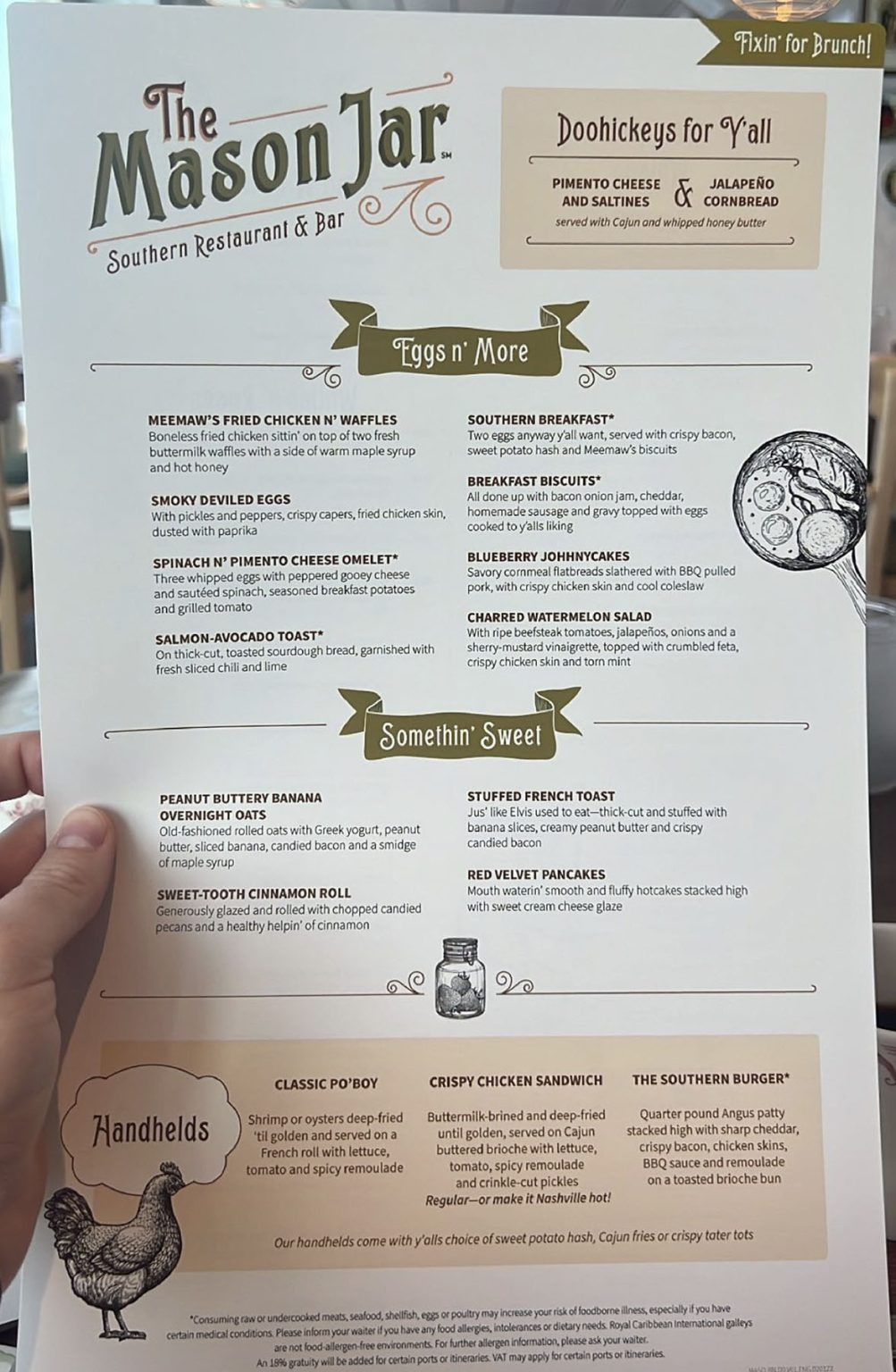 All About Royal Caribbean's The Mason Jar Cruise Spotlight