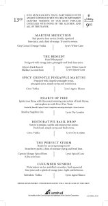 Carnival Cruise Line 2023 Drink Menus and Pricing - Cruise Spotlight