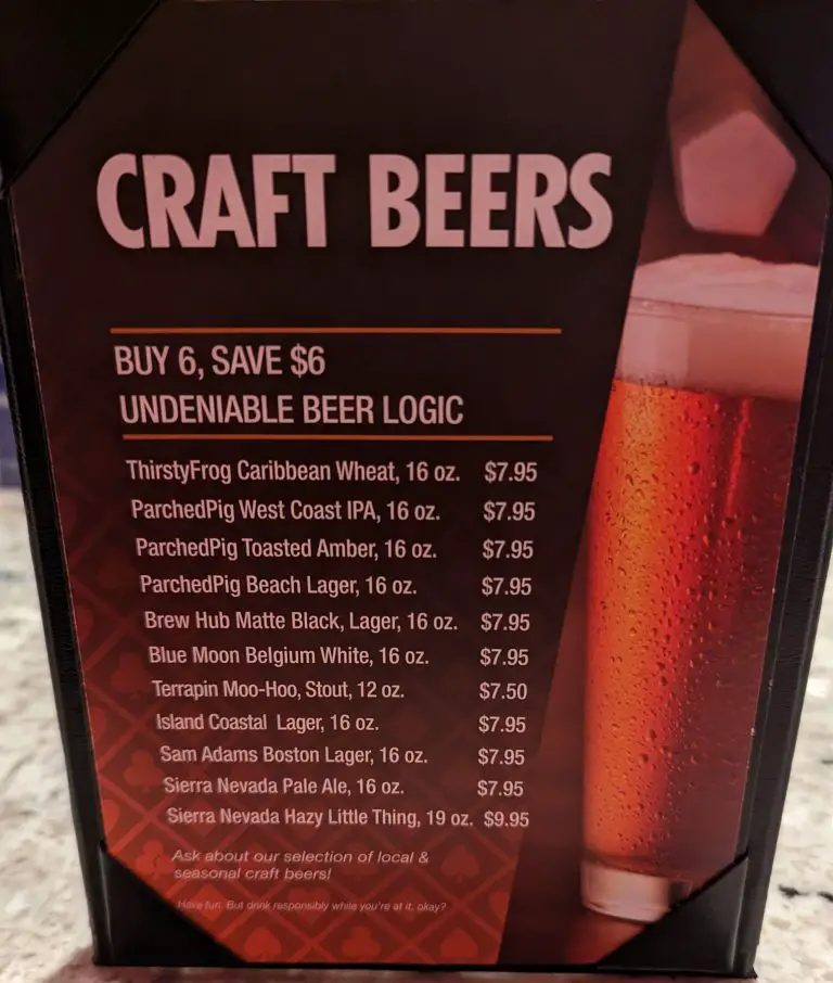 Carnival Drink Menus and Pricing (2024) Cruise Spotlight