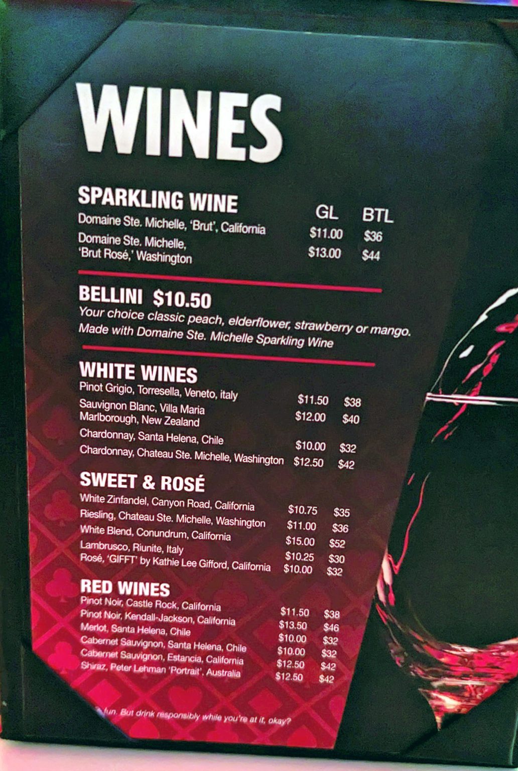 Carnival Drink Menus and Pricing (2024) Cruise Spotlight