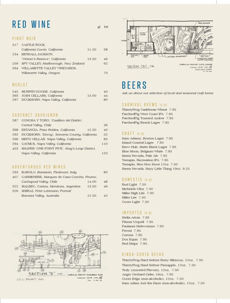 Golden Jubilee Menu page 3
