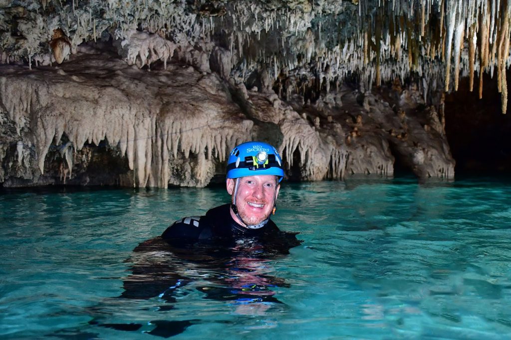 swimming in secret river