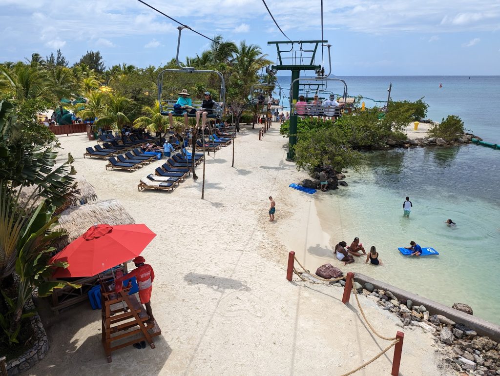 chair view at mahogany beach