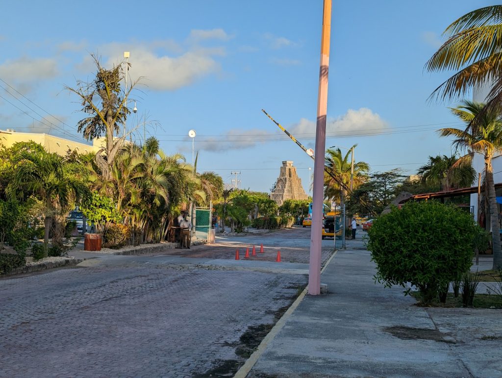 costa maya fake pyramid