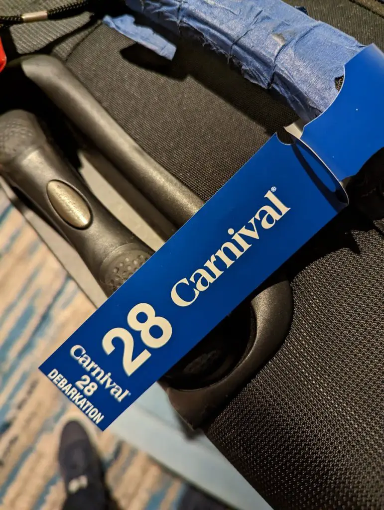 luggage tags for Carnival