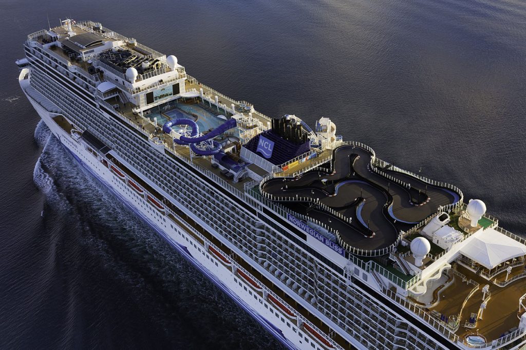 Norwegian bliss top view