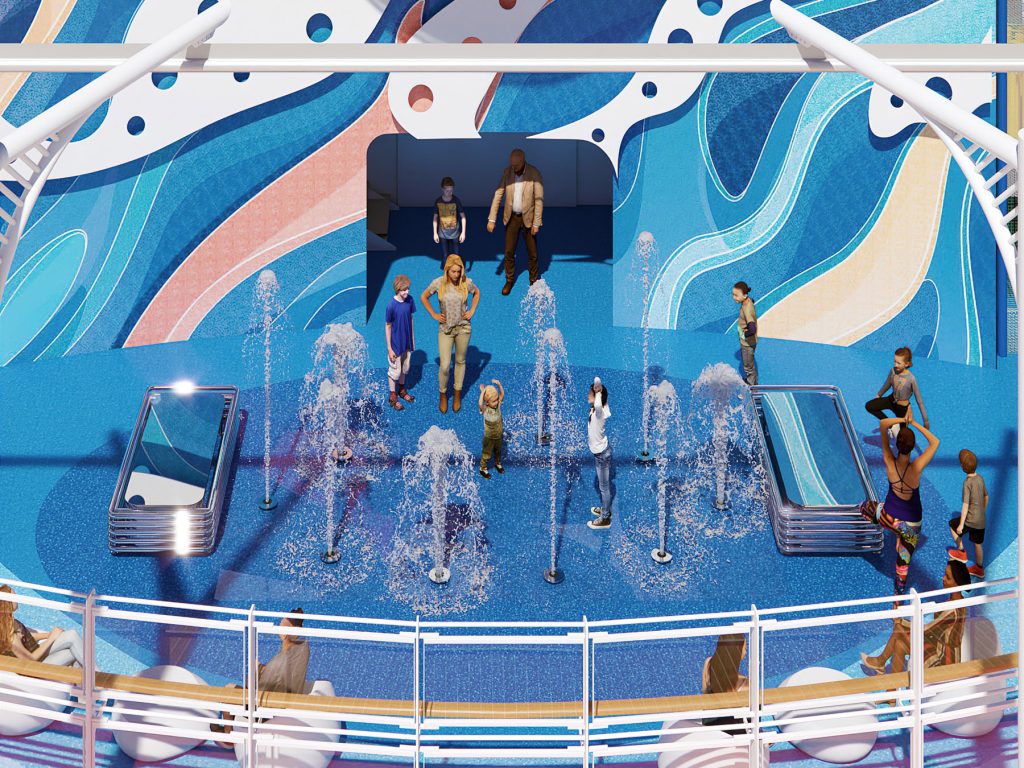 splash park on cruise ship