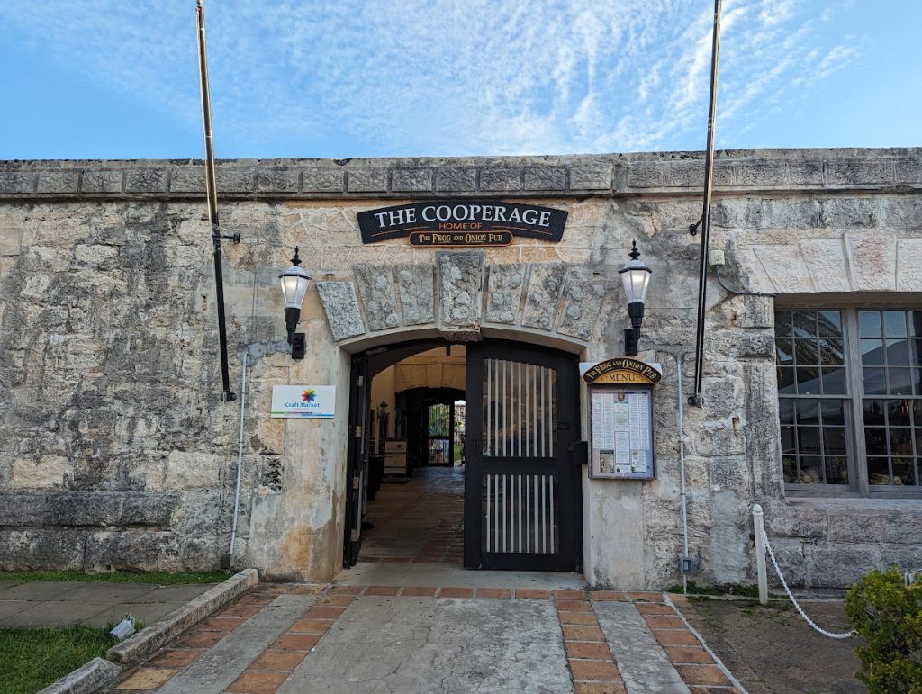 dockyard brewing company in frog and onion pub bermuda