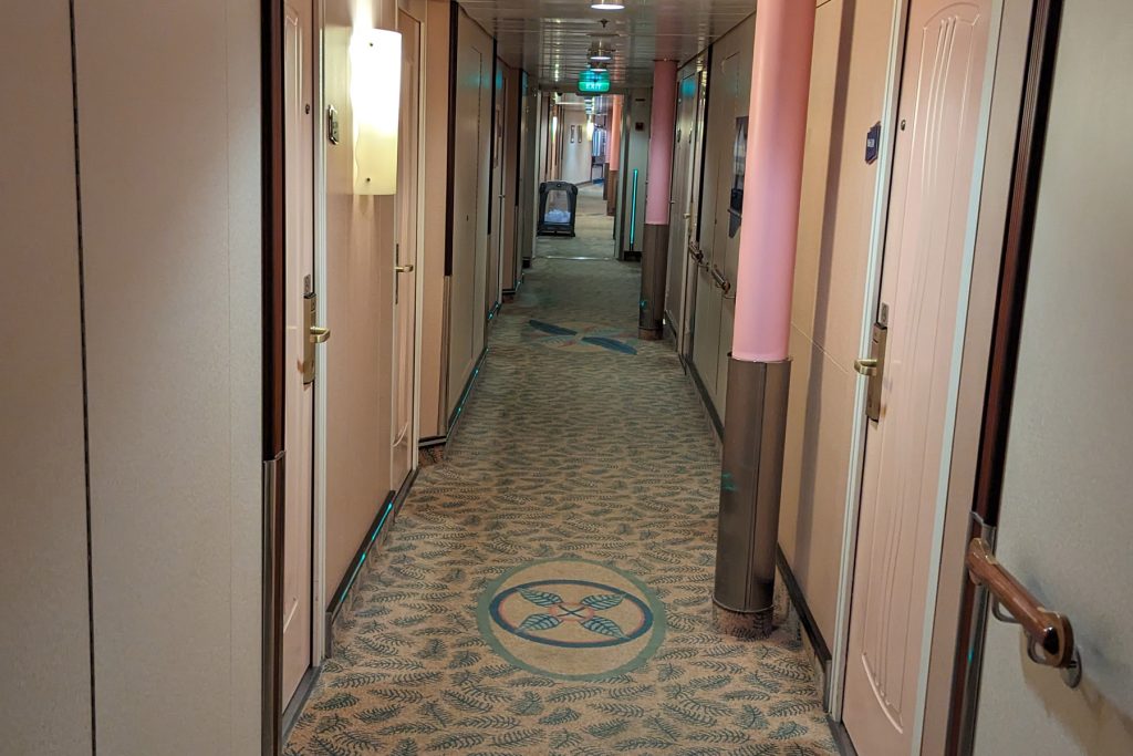 hallway in liberty of the seas