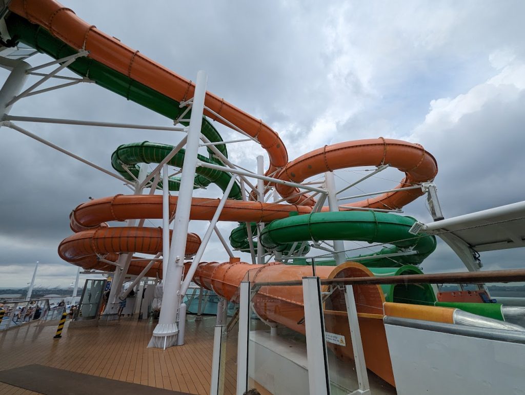 Perfect Storm Water Slides on Liberty of the Seas