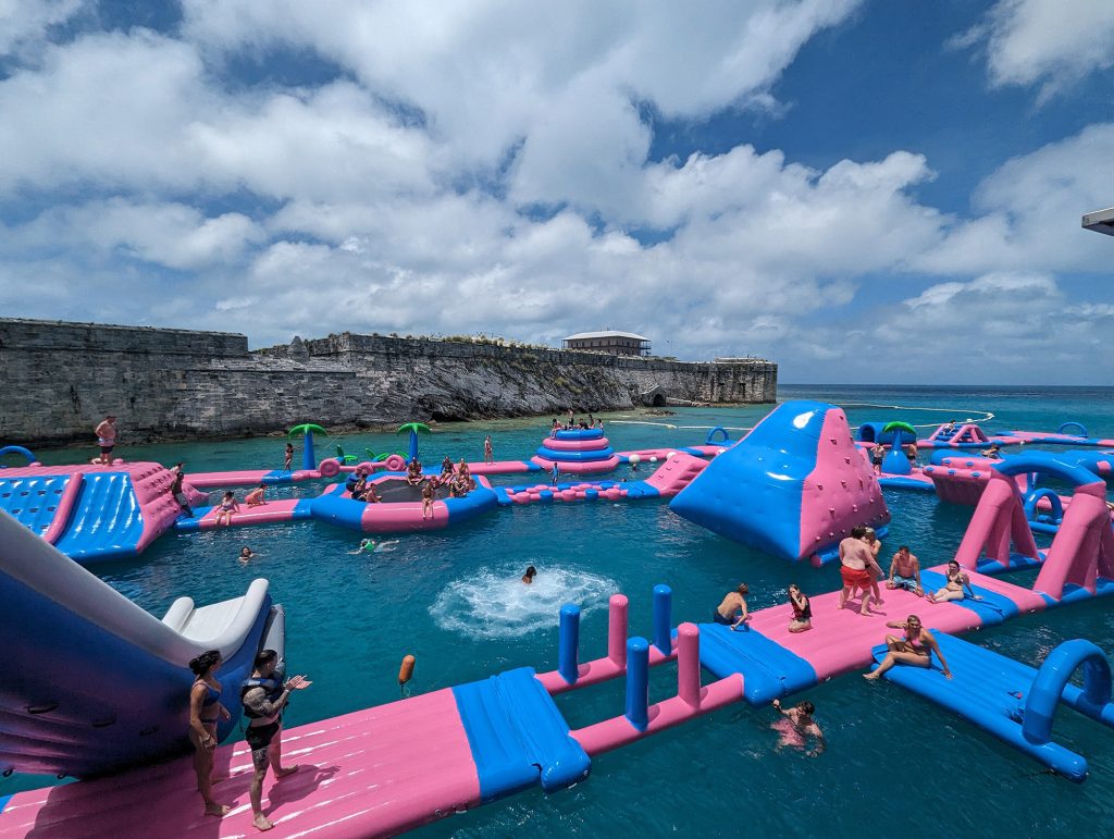 inflatable water park