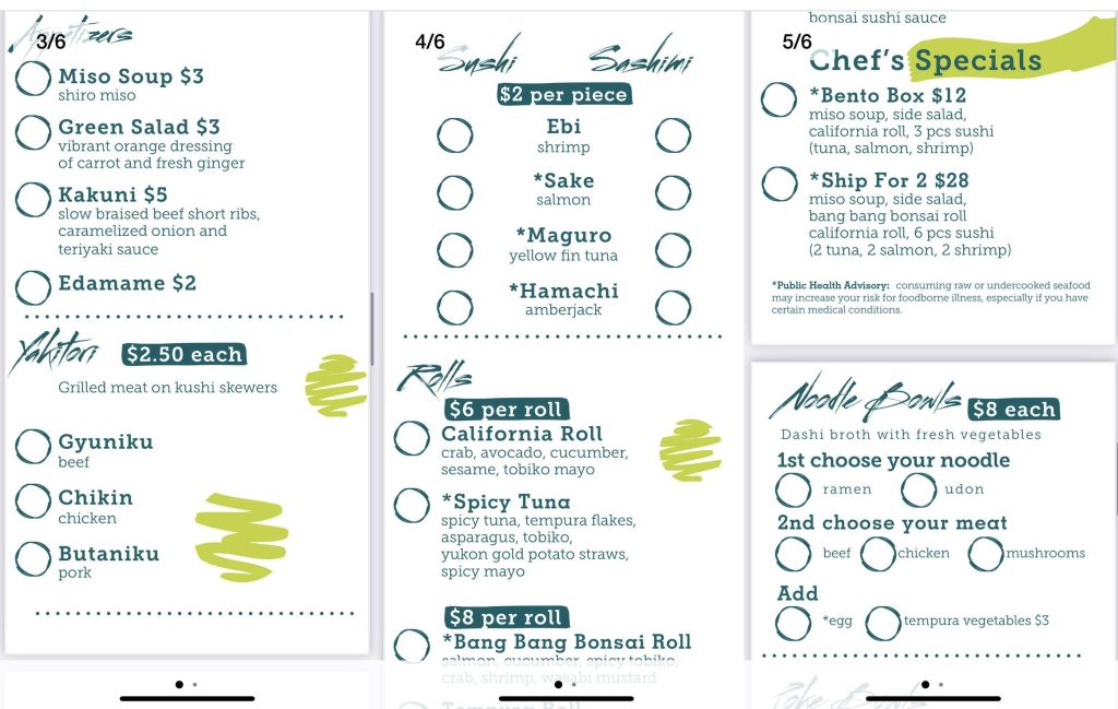 All About Carnival's Bonsai Sushi Cruise Spotlight