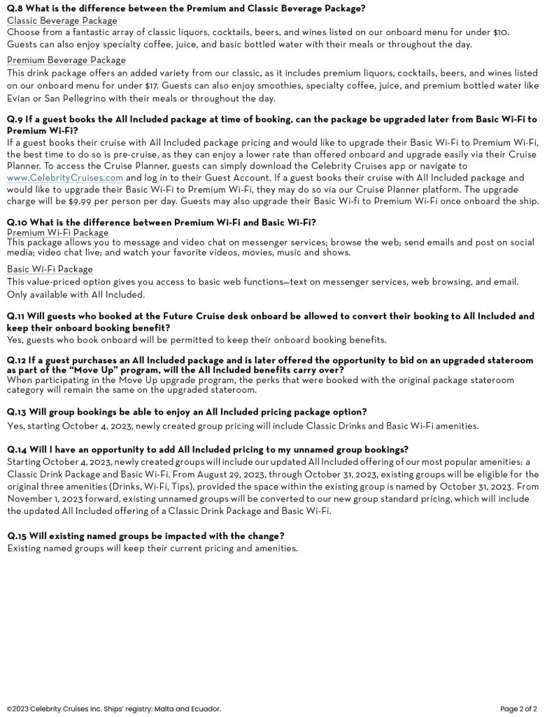 celebrity always included faq page 2