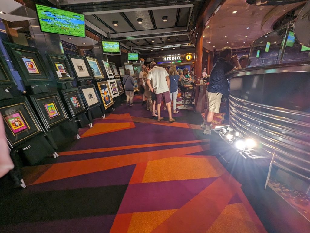 park west hallway in liberty of the seas