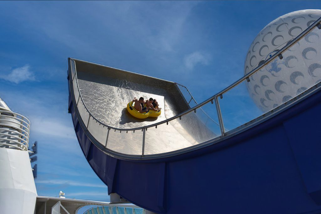 wave slide on liberty of the seas