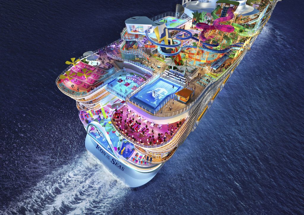 royal caribbean icon of the seas aft