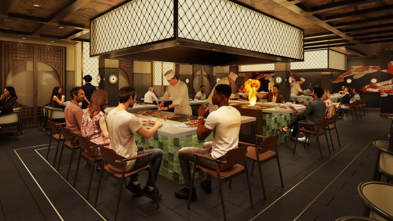 Umai Teppanyaki on the Princess Cruises Star Princess