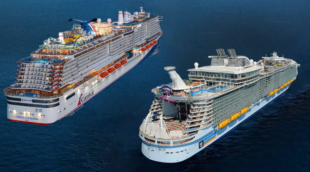 Carnival Jubilee vs Royal Caribbean Harmony of the Seas - Ship Comparison