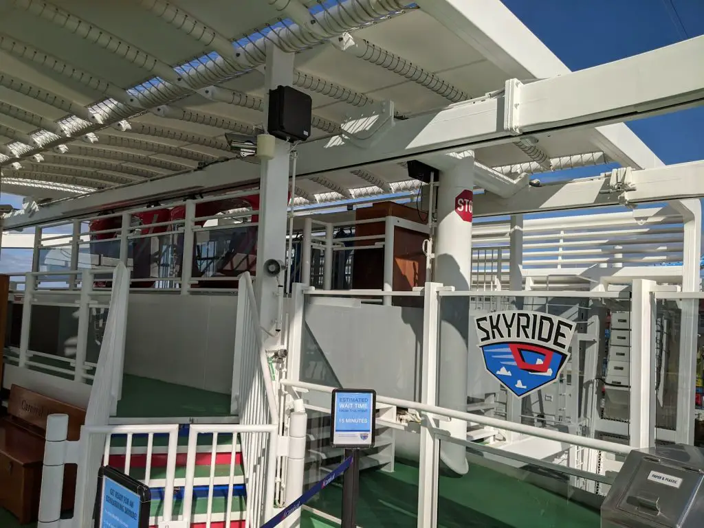 carnival skyride loading zone
