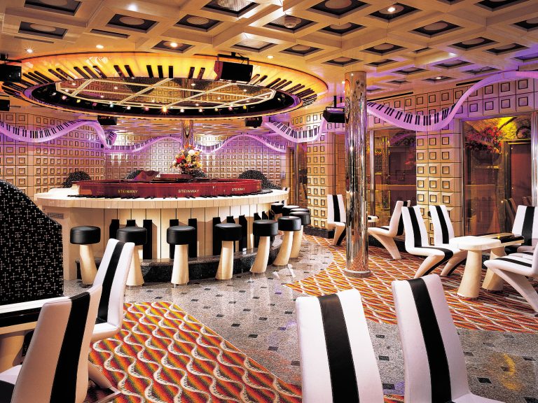 Piano Man Bar on the Carnival Liberty