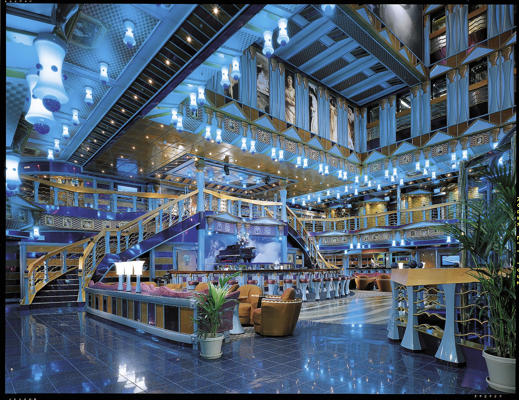 Atrium Bar on the Carnival Miracle