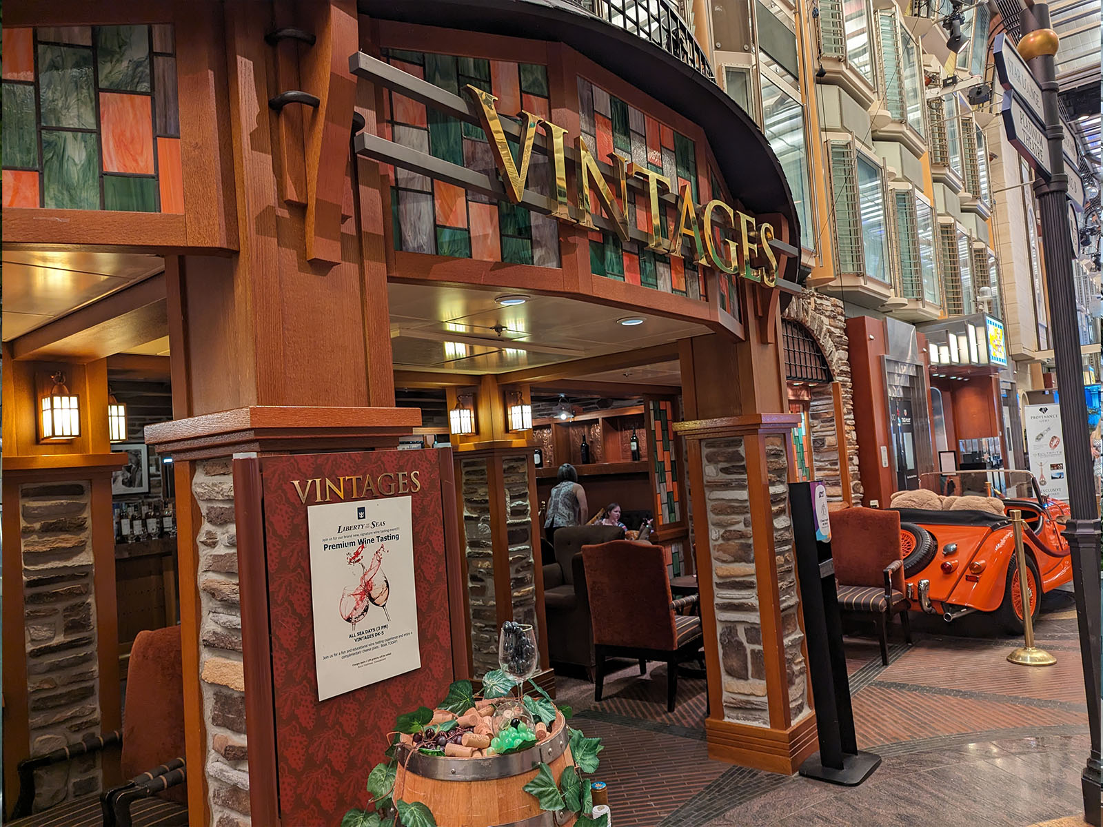 Vintages on the Liberty of the Seas