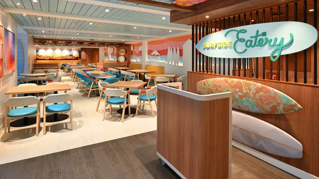 surfside eatery on royal caribbean icon of the seas