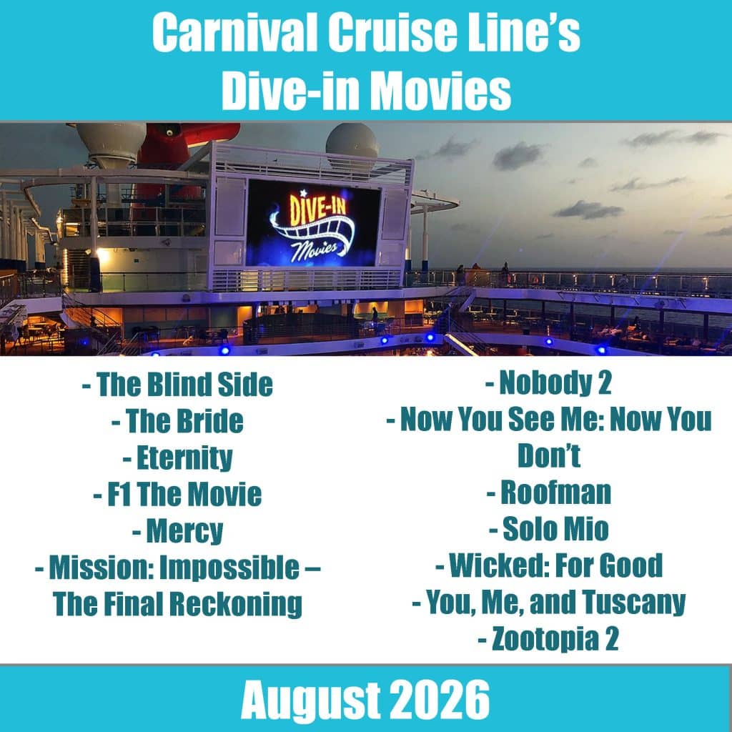 carnival dive-in movie list 2026