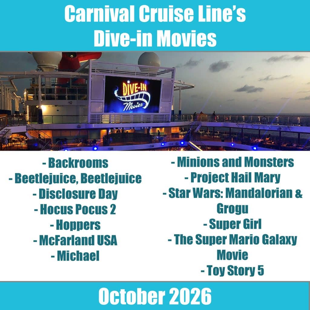 carnival dive-in movies october 2026