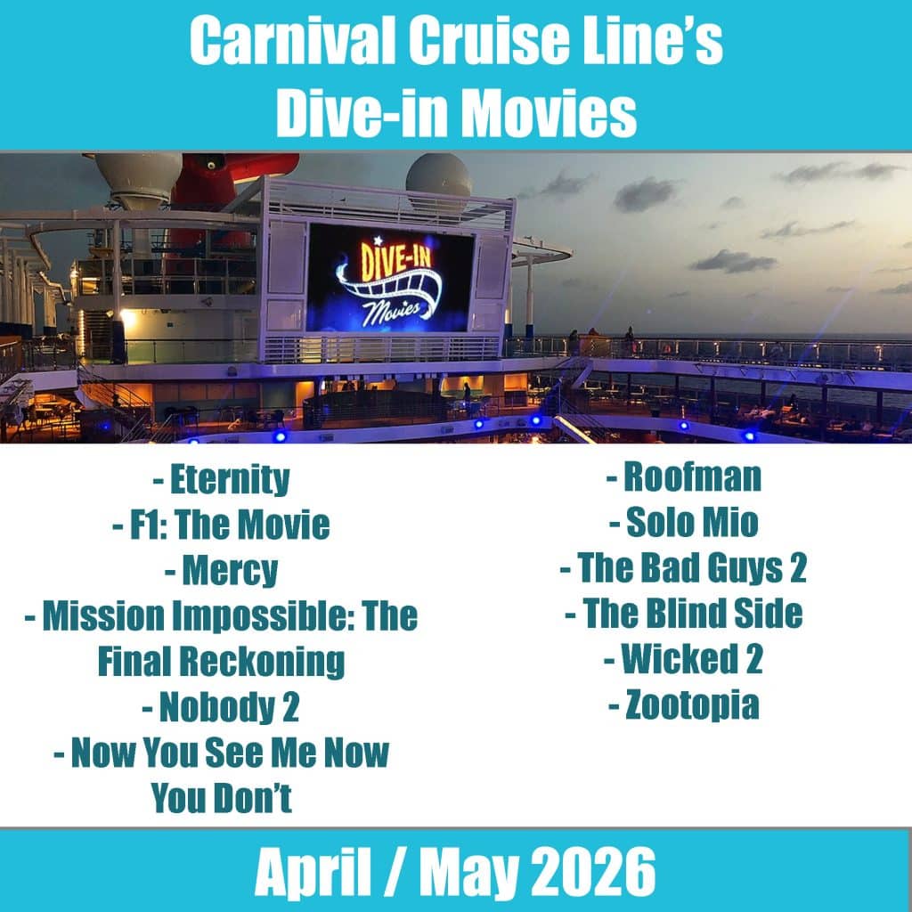 carnival dive in movies may 2026