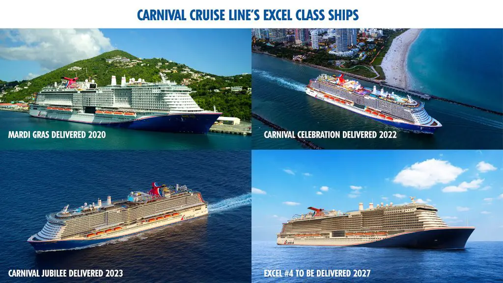 carnival excel class ships
