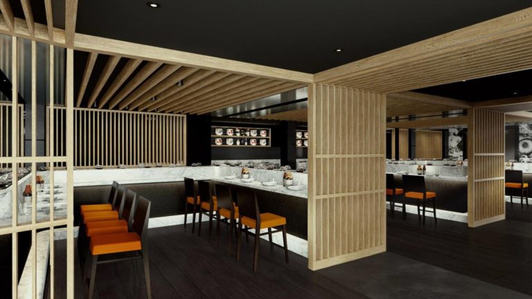 Kaito Sushi Bar on the MSC Poesia