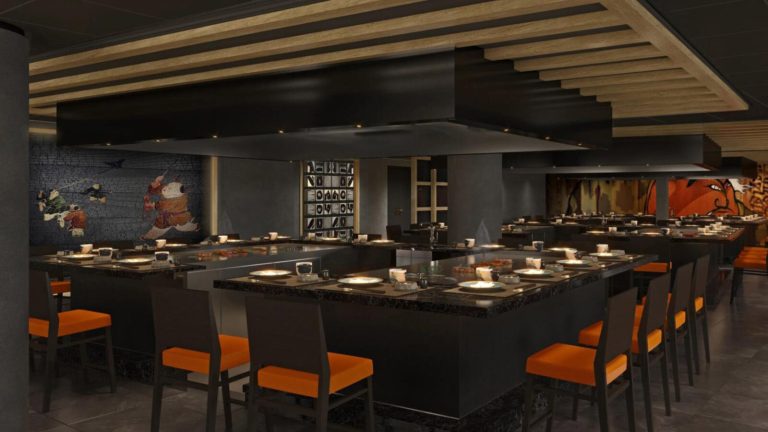 Kaito Teppanyaki on the MSC World Asia