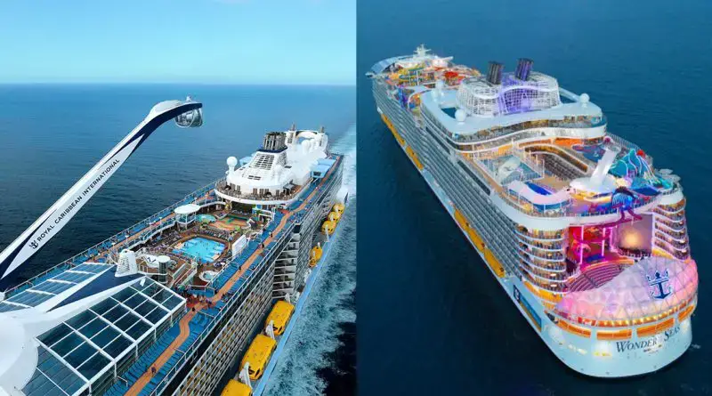 quantum of the seas and wonder of the seas