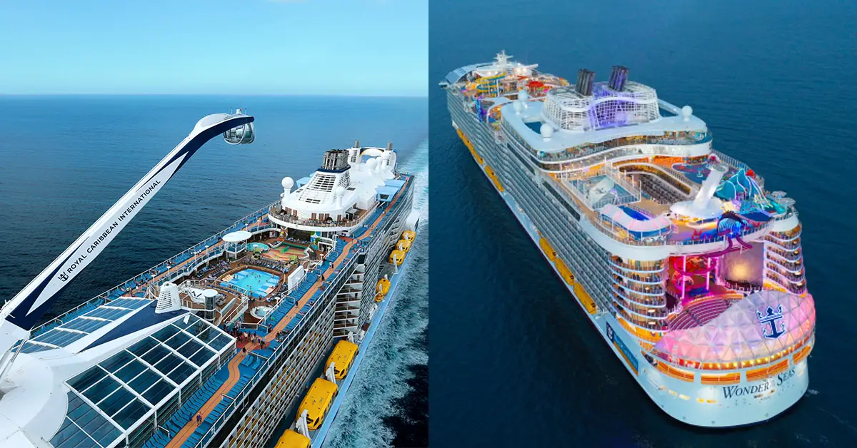 quantum of the seas and wonder of the seas