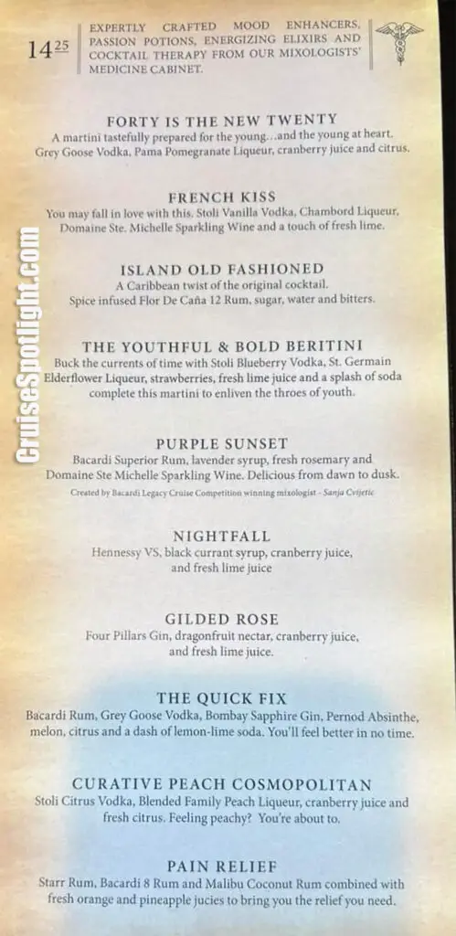 carnival alchemy bar menu dec 24 page 2