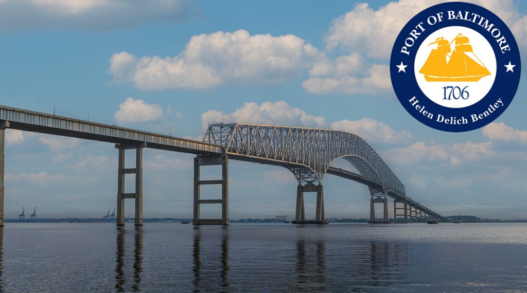key bridge baltimore and port