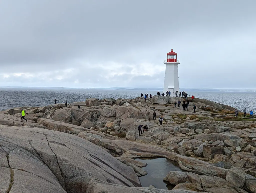 peggy's cove lighthouse in halifax
