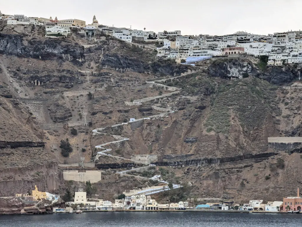 santorini stairs