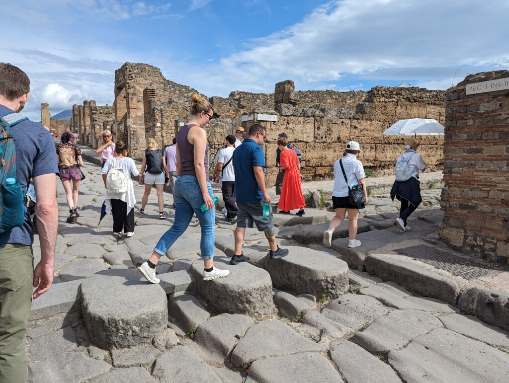 pompeii crosswalk