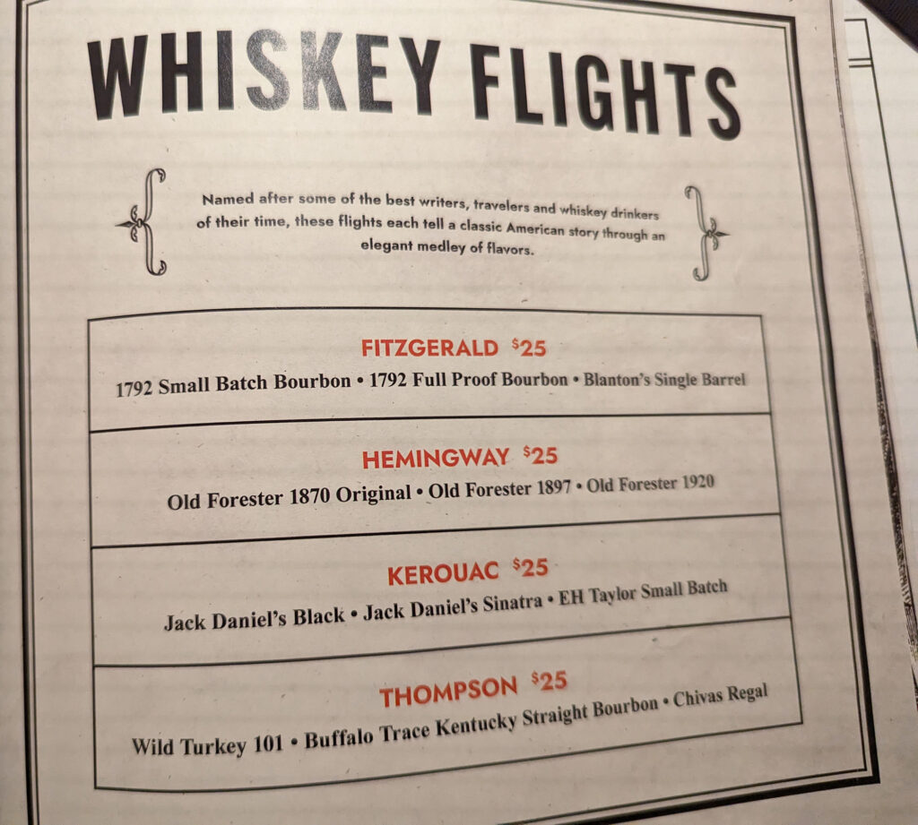 norwegian proof whiskey bar menu june 24 page 4
