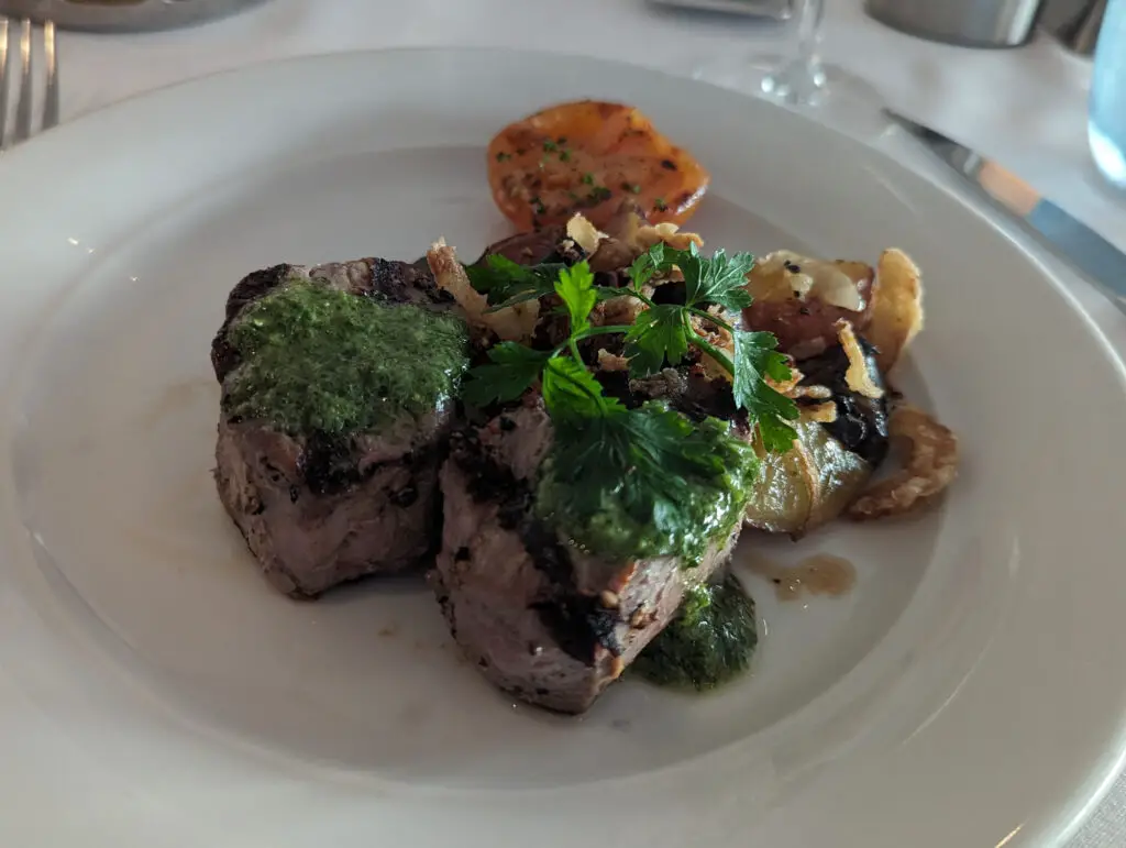 chimichurri steak on norwegian viva