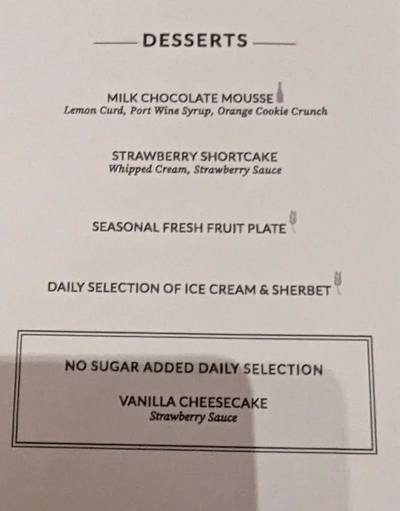 norwegian viva dessert menu day 7