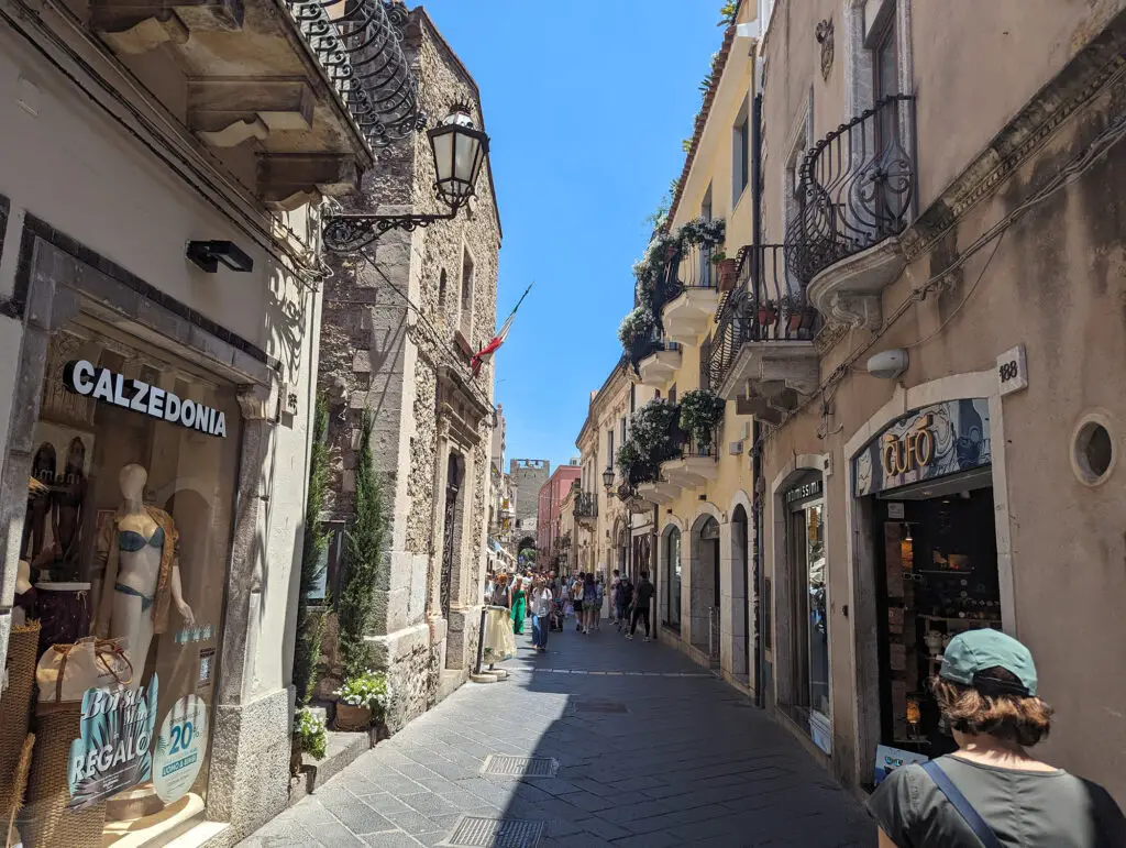 streets of taormina