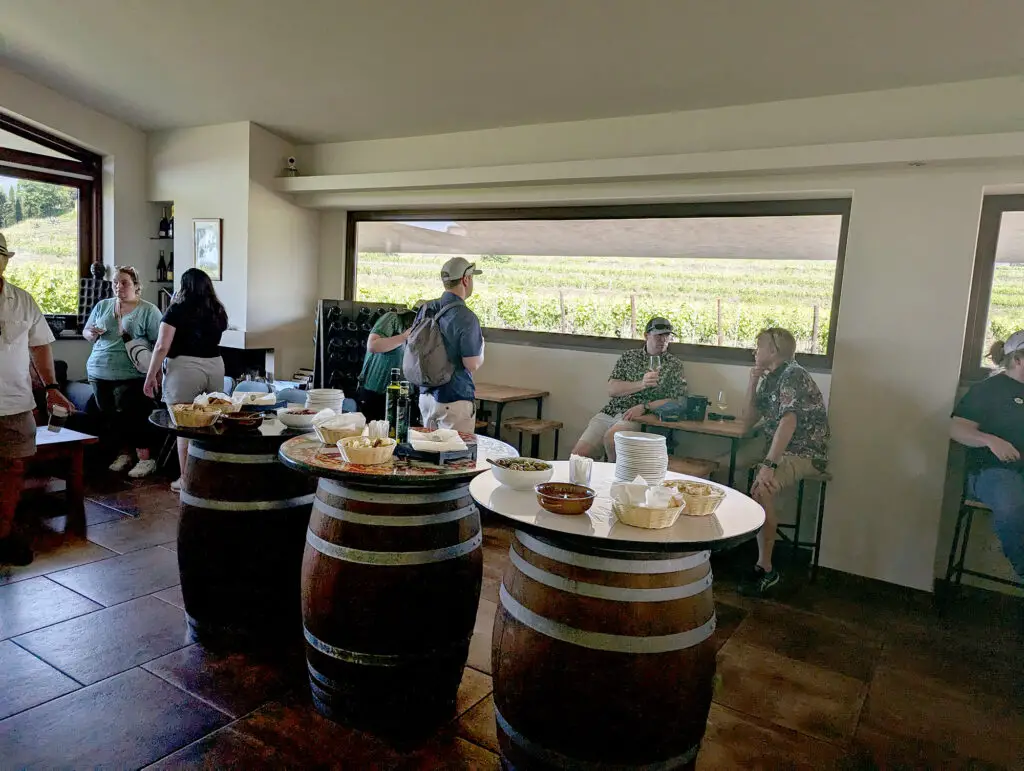 Tenuta San Michele Vineyards tasting room