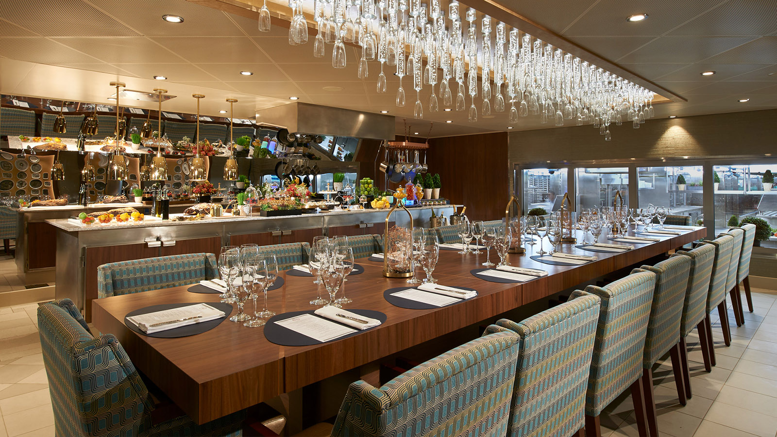 The Chefs Table on the Carnival Liberty