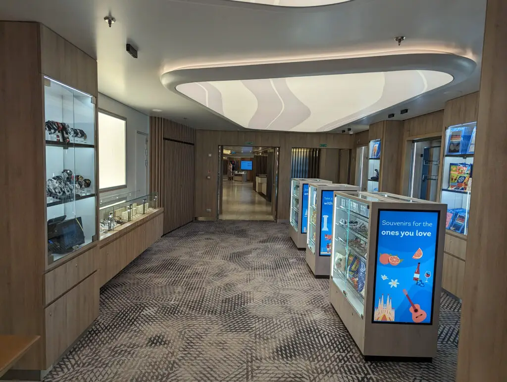 norwegian viva shopping concourse